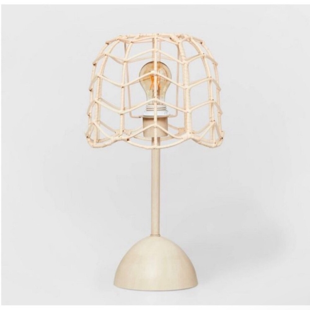 Pillowfort Rattan Lamp